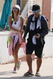 Alessandra Ambrosio and Richard Lee at AVP in Manhattan Beach 08/22/2021