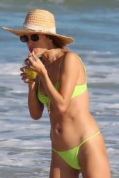 Alessandra Ambrosio in a Bikini at the Beach in Trancoso 07/30/2021