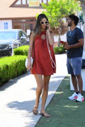 Alessandra Ambrosio Sports a Retro-Inspired Look - Brentwood 08/25/2021