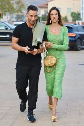 Alessandra Ambrosio With Boyfriend Richard Lee at Nobu Malibu 08/14/2021
