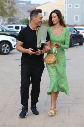 Alessandra Ambrosio With Boyfriend Richard Lee at Nobu Malibu 08/14/2021