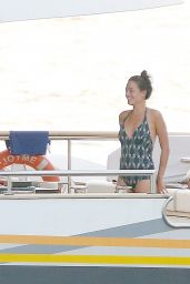 Alize Lim in a Swimsuit on a Yacht in the South of France 08/20/2021
