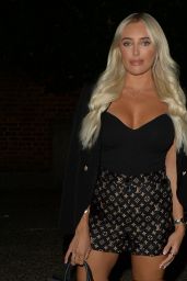 Amber Turner Night Out Style - Melin Restaurant in Chigwell 08/05/2021