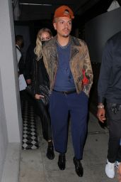Ashlee Simpson With Her Husband Evan Ross at Craig
