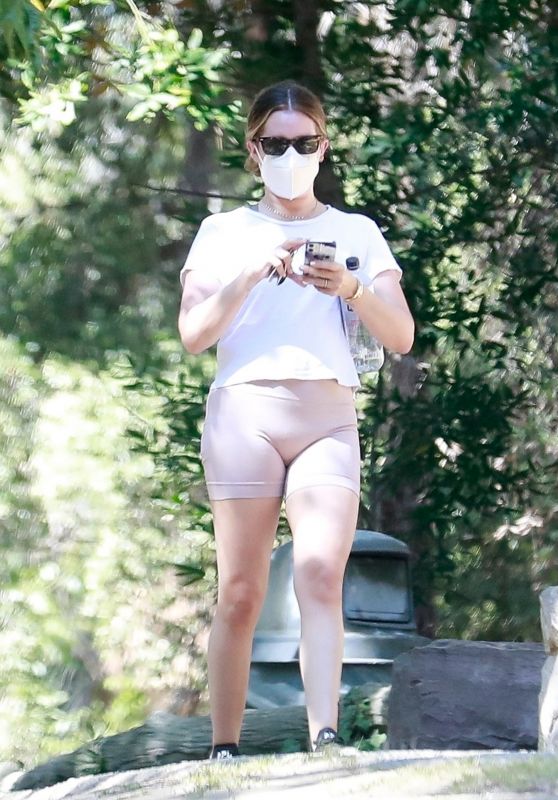 Ashley Tisdale at Griffith Park in Los Feliz 08/29/2021