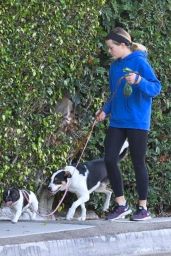Ava Phillippe - Walking Her Dogs in LA 07/30/2021