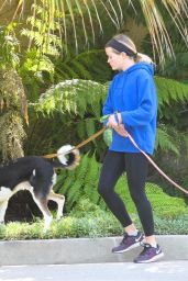 Ava Phillippe - Walking Her Dogs in LA 07/30/2021