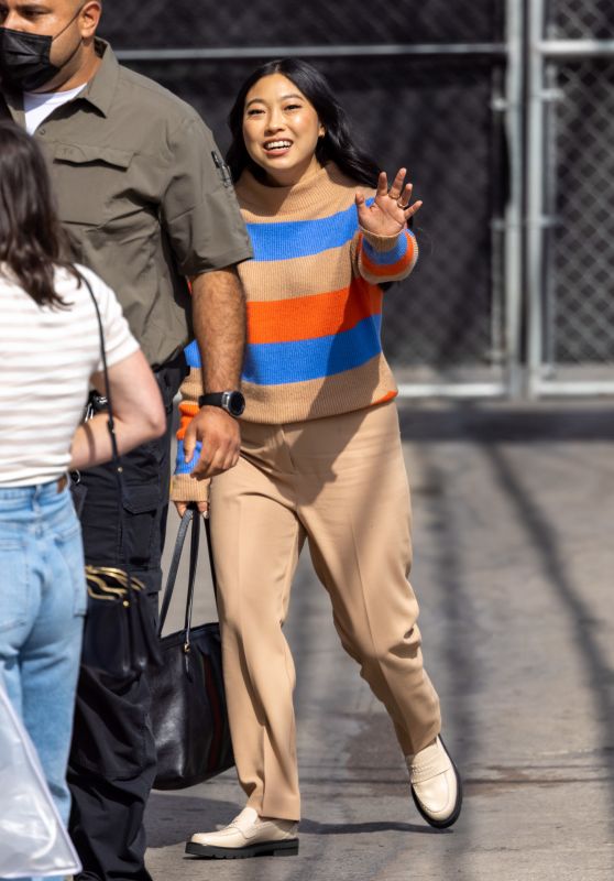 Awkwafina - Arrives to Jimmy Kimmel Live! in Hollywood 08/18/2021