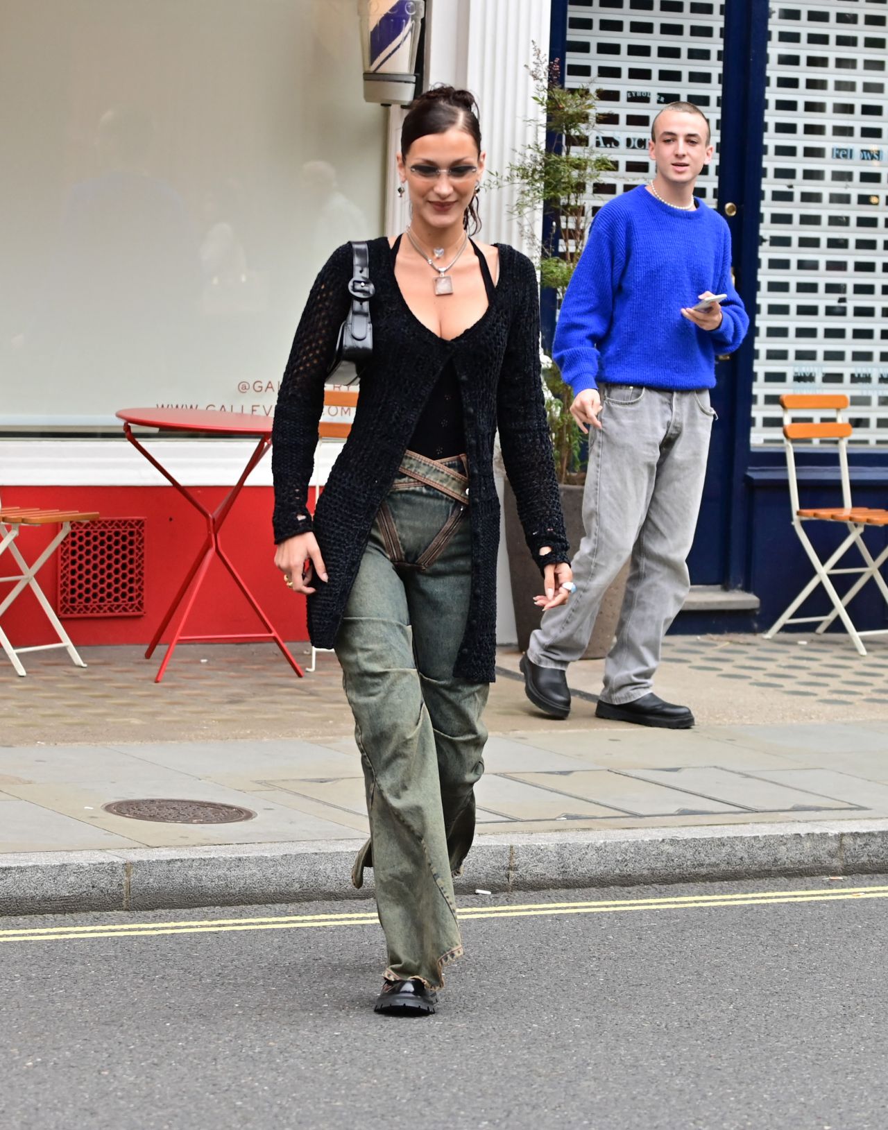 Bella Hadid at Chiltern Firehouse in London 08/20/2021 • CelebMafia