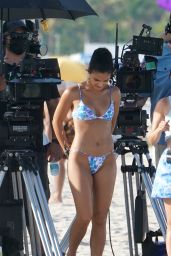 Camila Mendes in a Bikini - "Strangers" Set in Miami 07/20/2021