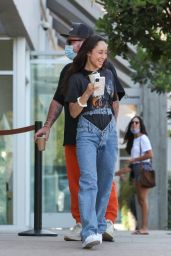 Cara Santana With Her Boyfriend Shannon Leto in Malibu 08/15/2021