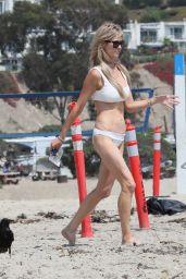 Christina Anstead at an Orange County Beach 08/19/2021