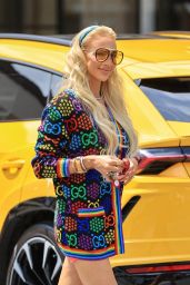Christine Quinn in a Colorful Outfit - West Hollywood 08/20/2021