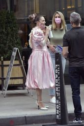 Drew Barrymore - Filming an Unknown Project in NY 08/25/2021