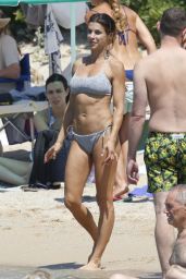Elisabetta Canalis in a Bikini - Sardinia 08/01/2021