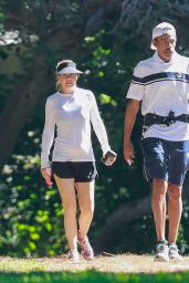 Ellen Pompeo and Husband Chris Ivery - Hiking at Griffith Park in Los Feliz 08/02/2021