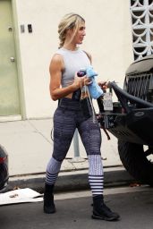 Emma Slater Booty in Tights - Los Angeles 08/21/2021