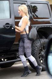 Emma Slater Booty in Tights - Los Angeles 08/21/2021