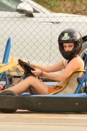Emma Watson Hits the Track by Go Karting - Ibiza 08/13/2021 (more photos)