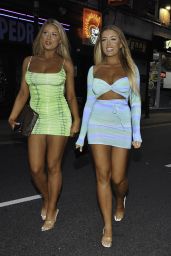 Eve Gale and Jess Gale – ISAWITFIRST Love Island Party in Manchester 08/21/2021