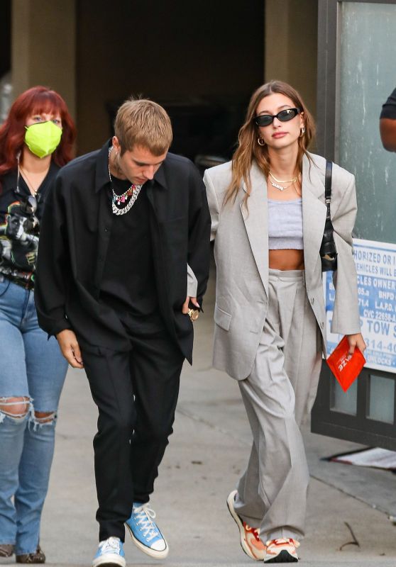 Hailey Rhode Bieber and Justin Bieber - Out in Beverly Hills 08/25/2021