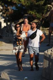 Irina Shayk With Riccardo Tisci - El Chinringuito Reastaurant in Ibiza 08/06/2021