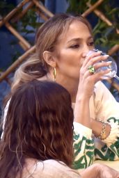 Jennifer Lopez at Ristorante Puny in Portofino 07/31/2021