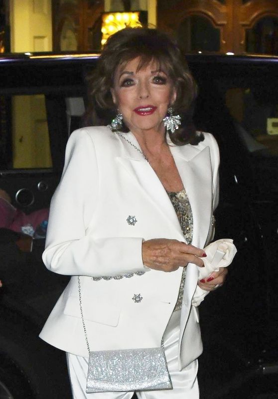 Joan Collins at the Delaney in London 08/19/2021