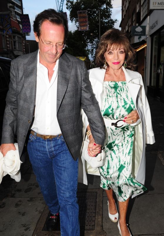 Joan Collins at the Ivy Chelsea Gardens 08/07/2021
