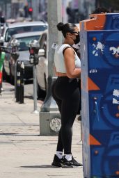 Jordyn Woods and Karl Anthony Towns - Out in West Hollywood 08/18/2021