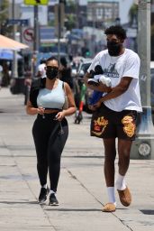 Jordyn Woods and Karl Anthony Towns - Out in West Hollywood 08/18/2021