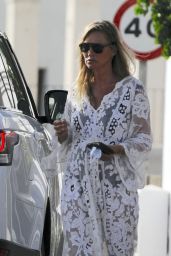 Kate Moss in a Black Swimsuit - Ibiza 08/13/2021