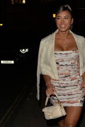 Kazimir Crossley and Joanna Chimonedes Night Out Style - Mayfair Hotel in London 08/26/2021