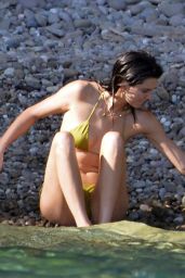 Kendall Jenner in a Green Bikini in Ponza 08/23/2021