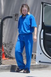 Kristen Bell in a Blue Sweats - Los Feliz 07/30/2021