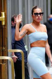 Lady Gaga in a Pair of Sky-high Platform Heels - New York City 08/04/2021