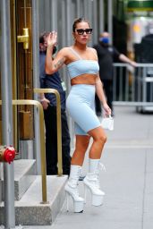 Lady Gaga in a Pair of Sky-high Platform Heels - New York City 08/04/2021