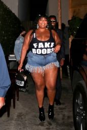 Lizzo at Craigs in West Hollywood 08/23/2021