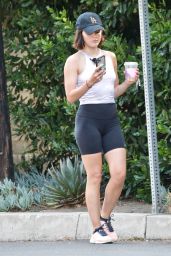 Lucy Hale - Hike in Los Angeles 08/19/2021