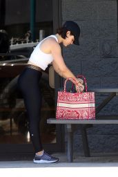 Lucy Hale in a Gym Ready Outfit - Los Angeles 08/05/2021
