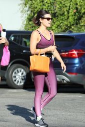 Lucy Hale in a Gym Ready Outfit - Los Angeles 08/08/2021