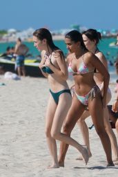 Maia Reficco in a Bikini at the Beach in Miami 08/05/2021