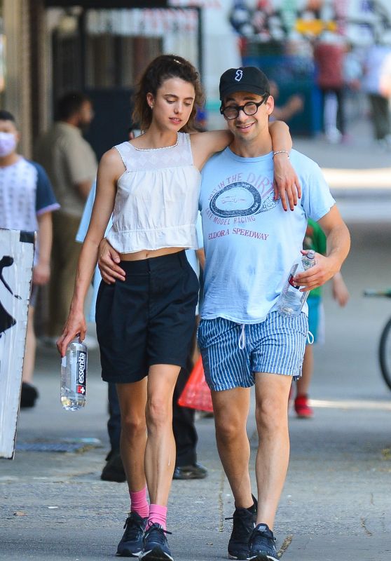 Margaret Qualley and Her Boyfriend Jack Antonoff - New York 08/14/2021