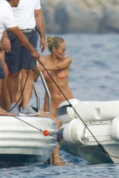 Natasha Poly on Yacht - Sardinia 08/11/2021