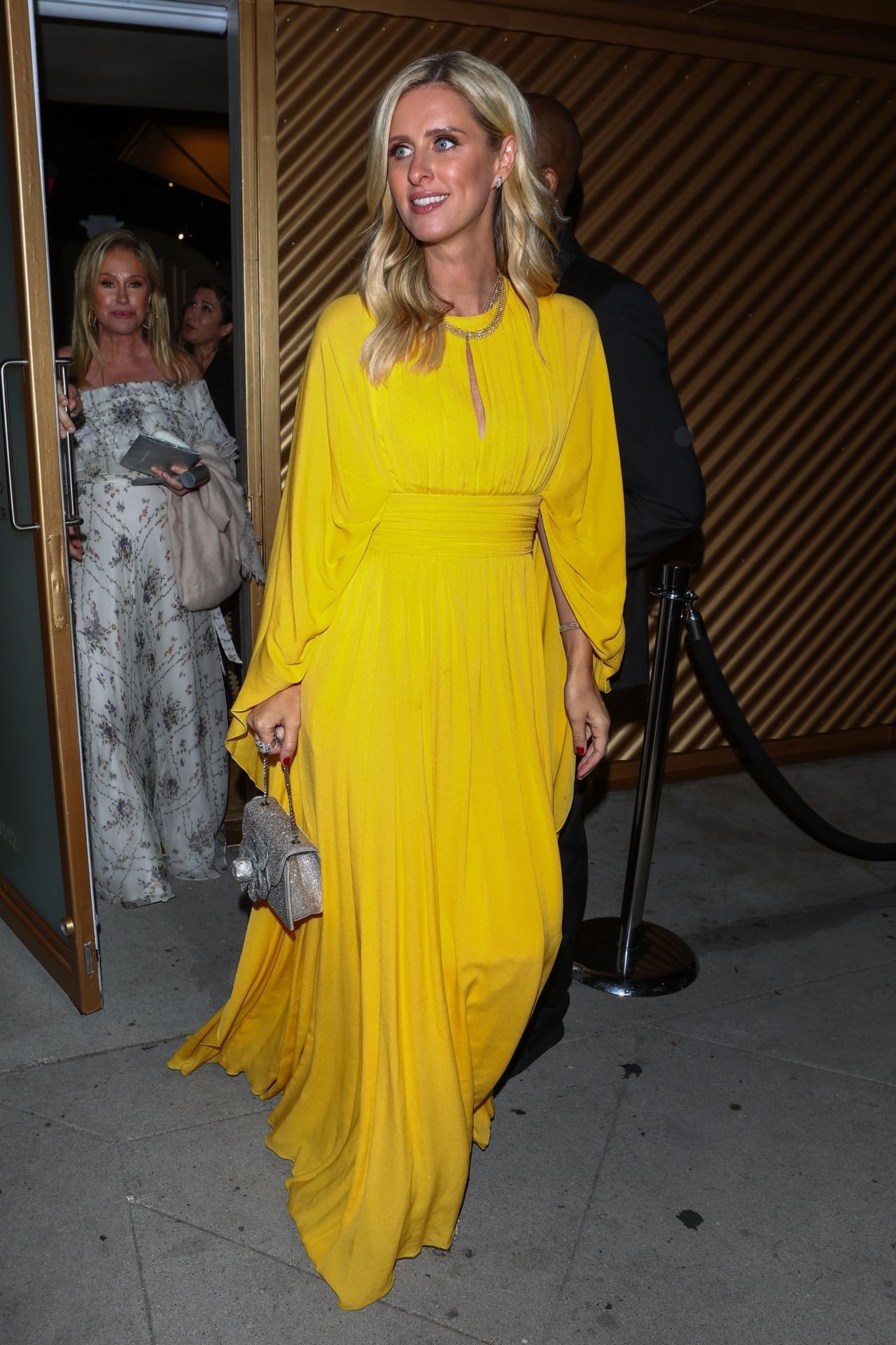 Nicky Hilton In A Yellow Dress Cartier Event In La 08242021 • Celebmafia