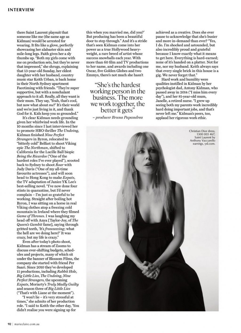 Nicole Kidman - Marie Claire Australia August 2021 Issue • CelebMafia