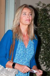 Paulina Porizkova on Melrose Avenue in West Hollywood 08/23/2021