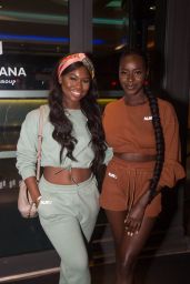 Priscilla Anyabu and Big T " - "MTV The Challenge" Episode 1 Exclusive Screening in London 08/16/2021