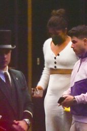 Priyanka Chopra and Nick Jonas – Leaving the Dorchester Hotel in London 08/03/2021