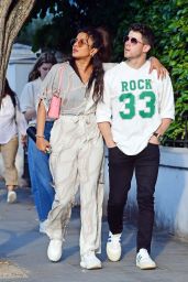 Priyanka Chopra and Nick Jonas - London 08/14/2021